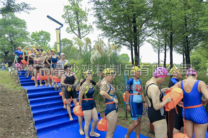 句容鐵人三項比賽浮筒碼頭-常州市星沙塑料制品有限公司9