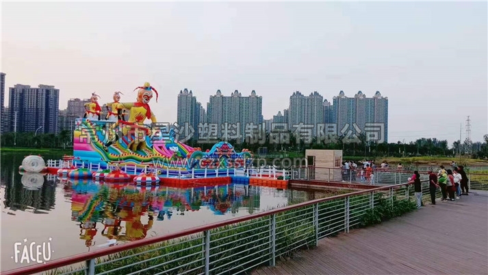 星沙制造藍色水上樂園大浮筒5
